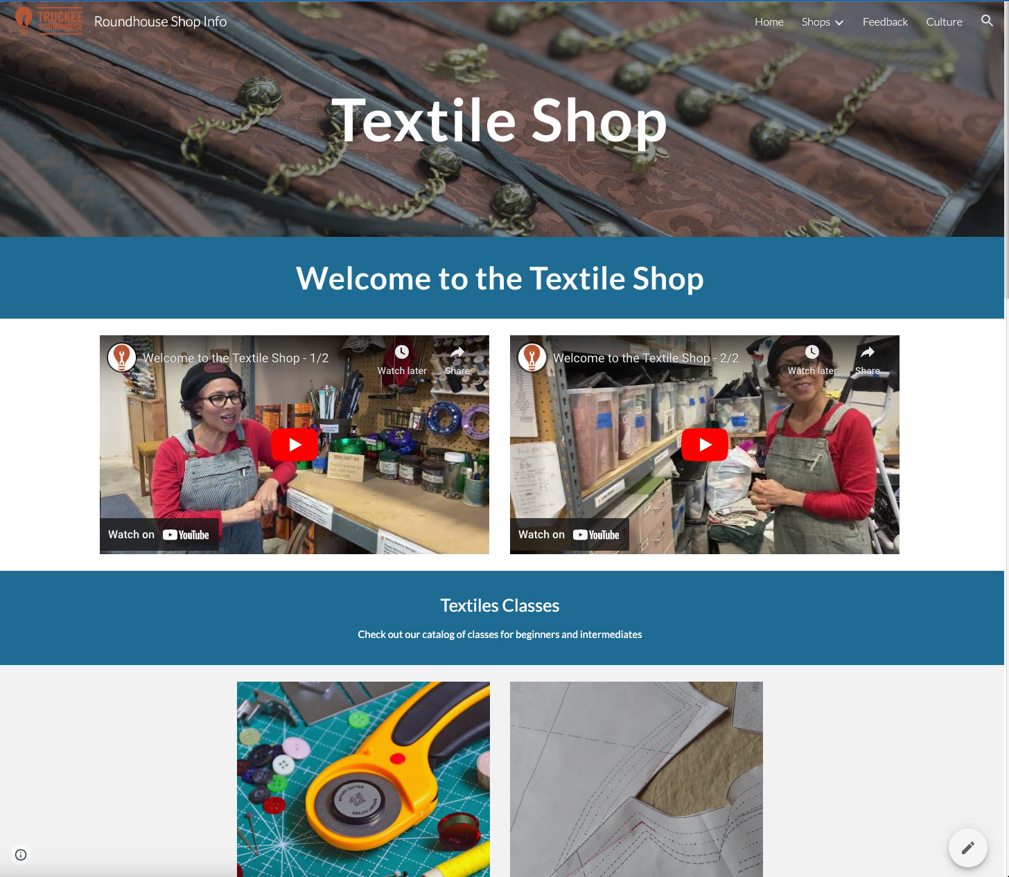 Truckee Roundhouse Curriculum: project screenshot