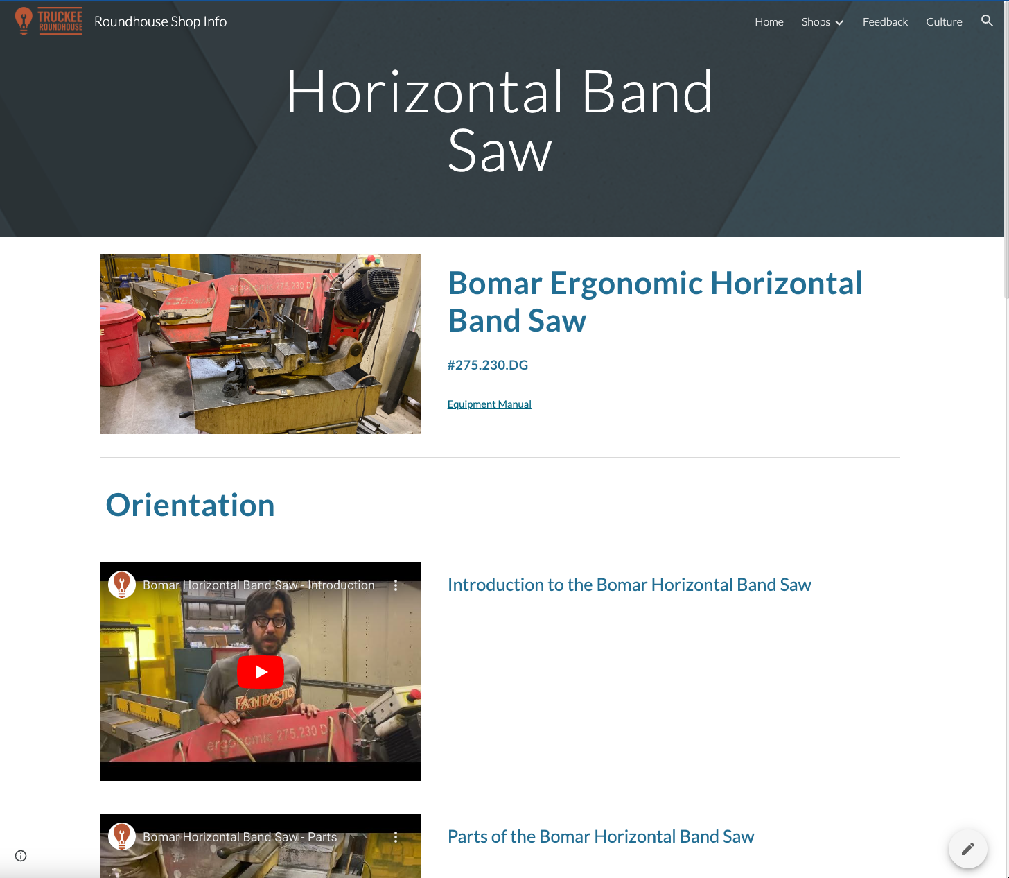 Truckee Roundhouse Curriculum: project screenshot